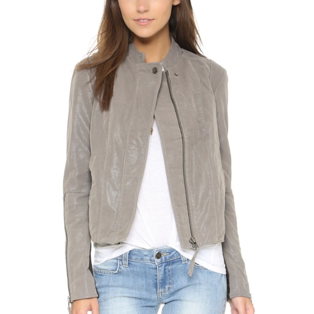 Free People faux leather jacket